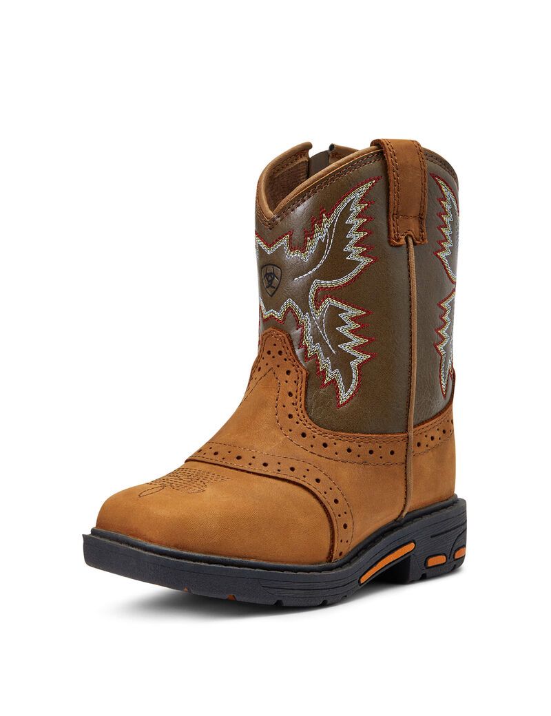 Bottes Western Ariat Stompers Durango Marron | URC-8585384