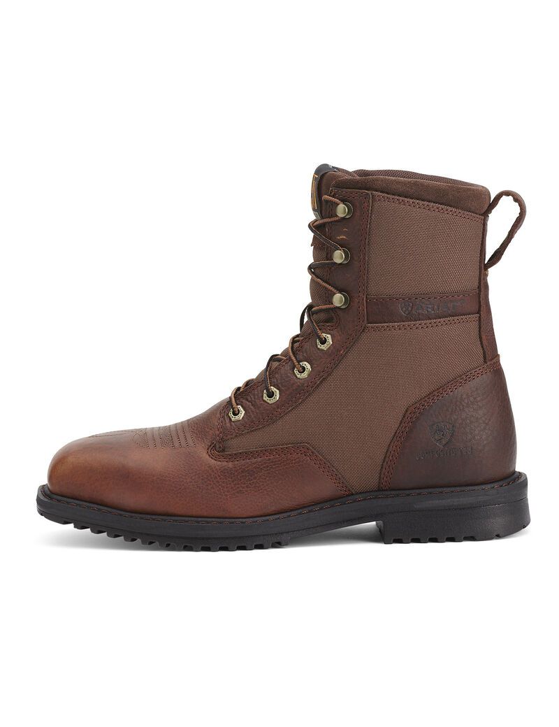 Bottes de Travail Ariat RigTek 8' Larges Square Embout Composite Embout Marron | CAF-4737196