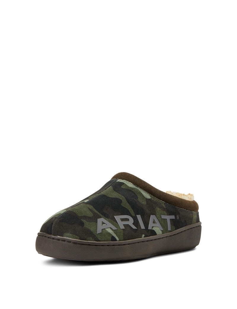 Chaussons Ariat Logo Encapuchonné Back Clog Camouflage | ALW-5958749