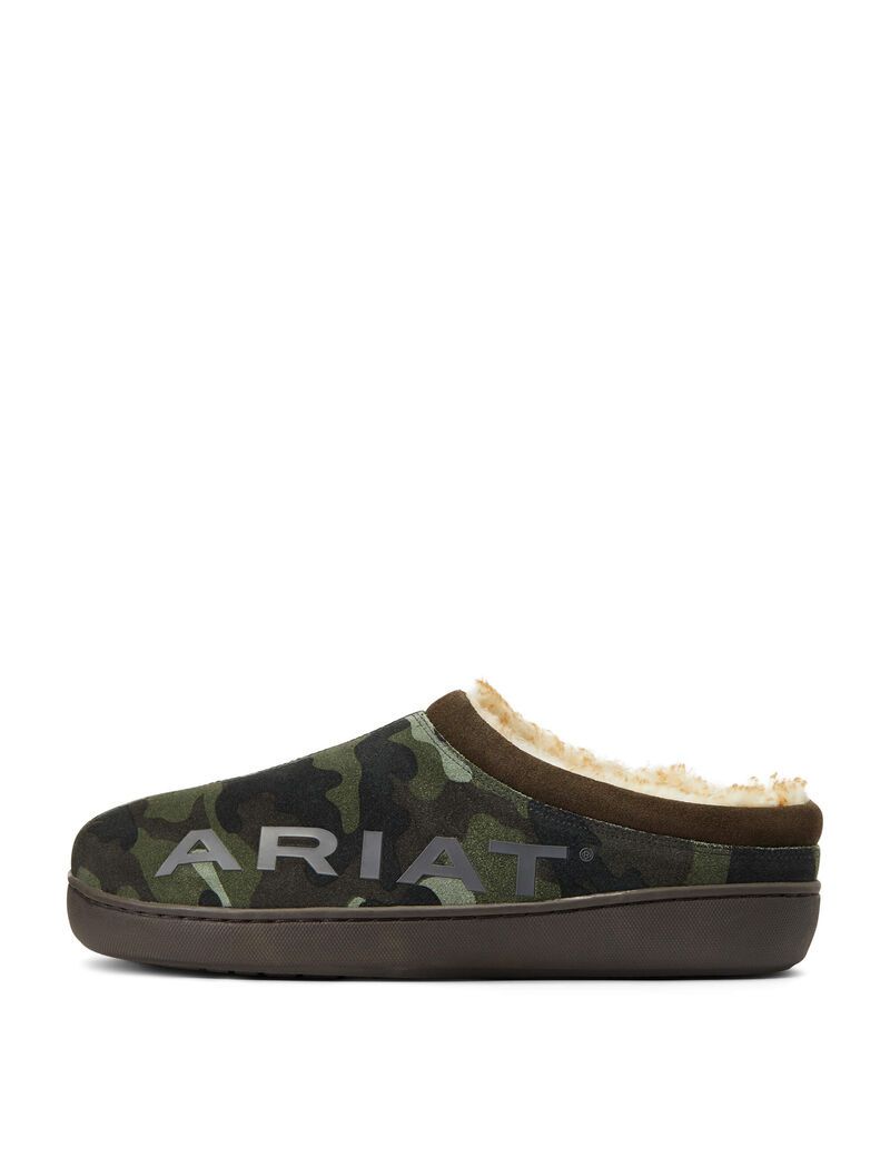 Chaussons Ariat Logo Encapuchonné Back Clog Camouflage | ALW-5958749