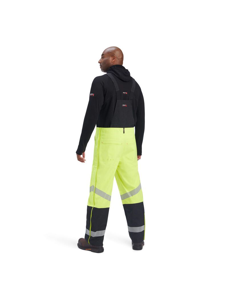 Pantalon Bib Ariat FR Hi-Vis Imperméables Jaune | TNQ-7290508