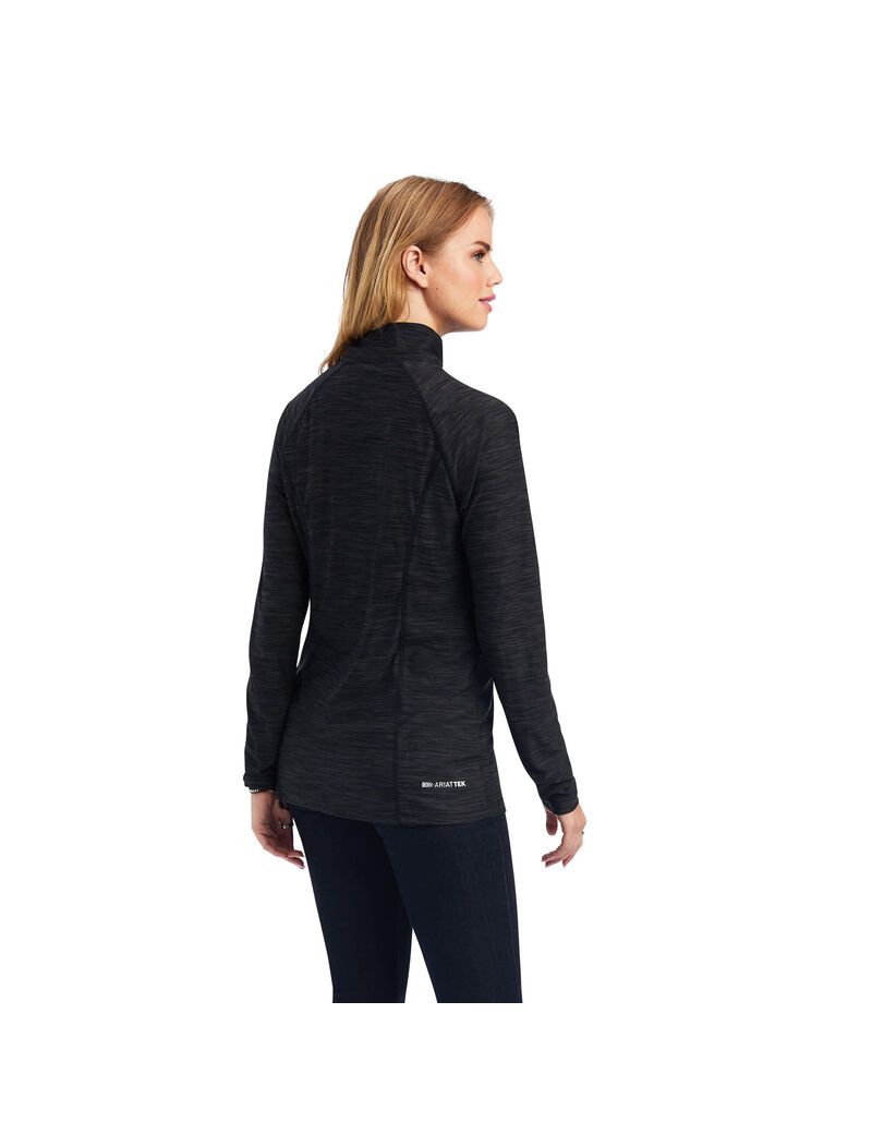 Hauts Ariat Laguna 1/4 Zip Grise | QXS-4818789