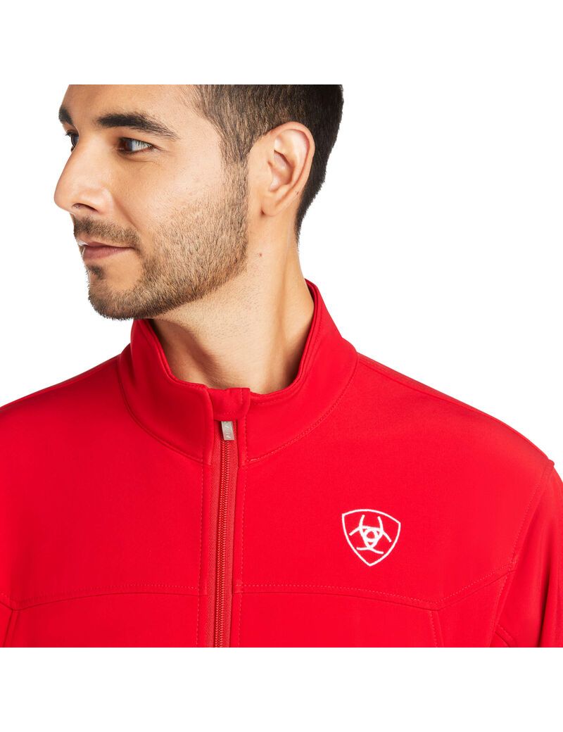 Vestes Ariat New Team Softshell MEXICO Rouge | KQJ-1059969