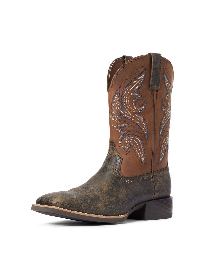 Bottes Western Ariat Sport Knockout Marron | XWA-0073961