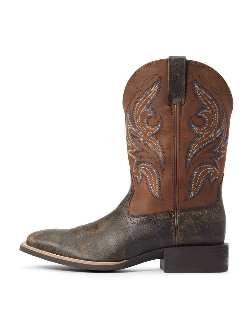 Bottes Western Ariat Sport Knockout Marron | XWA-0073961