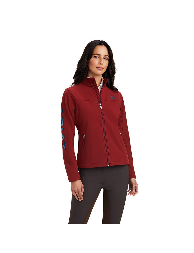 Vestes Ariat New Team Softshell Rouge Foncé | MWB-2591343