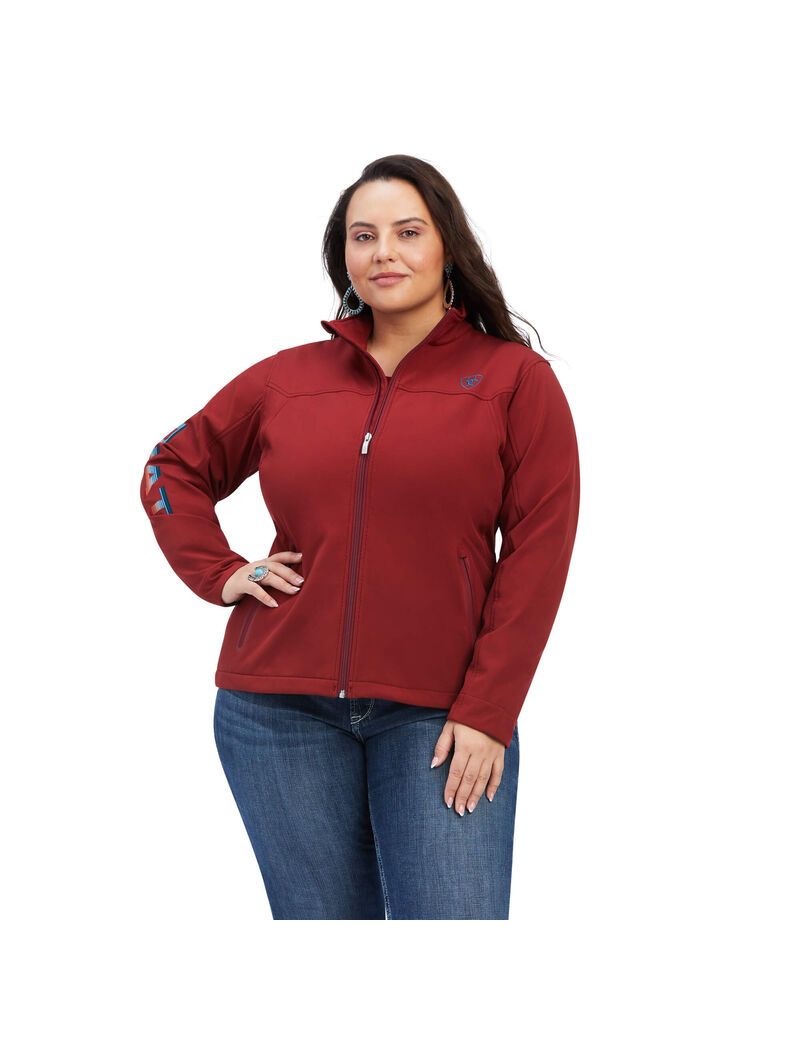 Vestes Ariat New Team Softshell Rouge Foncé | MWB-2591343