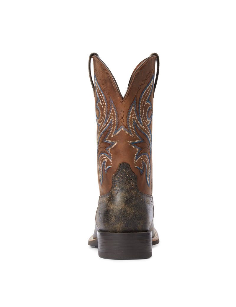 Bottes Western Ariat Sport Knockout Marron | XWA-0073961