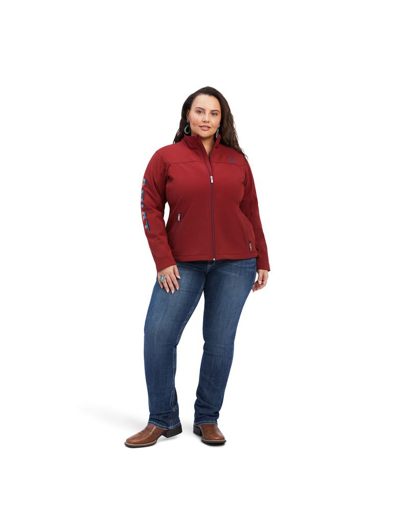 Vestes Ariat New Team Softshell Rouge Foncé | MWB-2591343