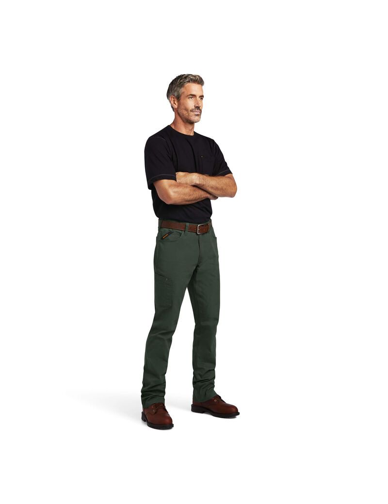 Pantalon Ariat Rebar M4 Low Rise DuraStretch Made Tough Stackable Droit Leg Multicolore | KFQ-2287555