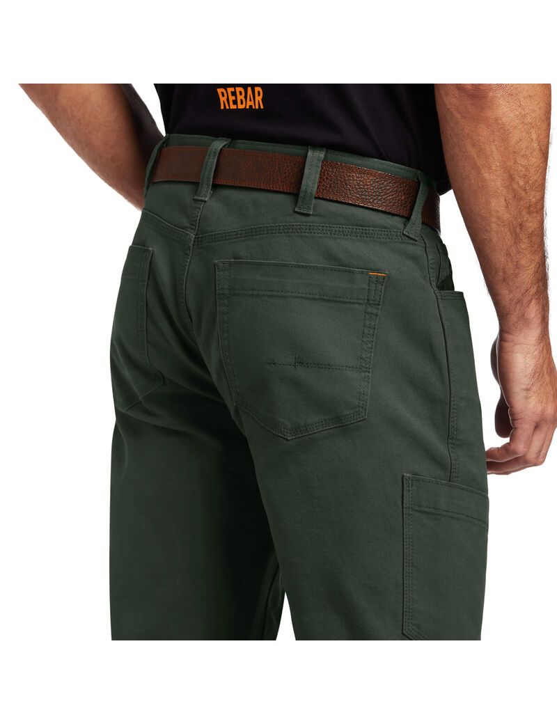 Pantalon Ariat Rebar M4 Low Rise DuraStretch Made Tough Stackable Droit Leg Multicolore | KFQ-2287555