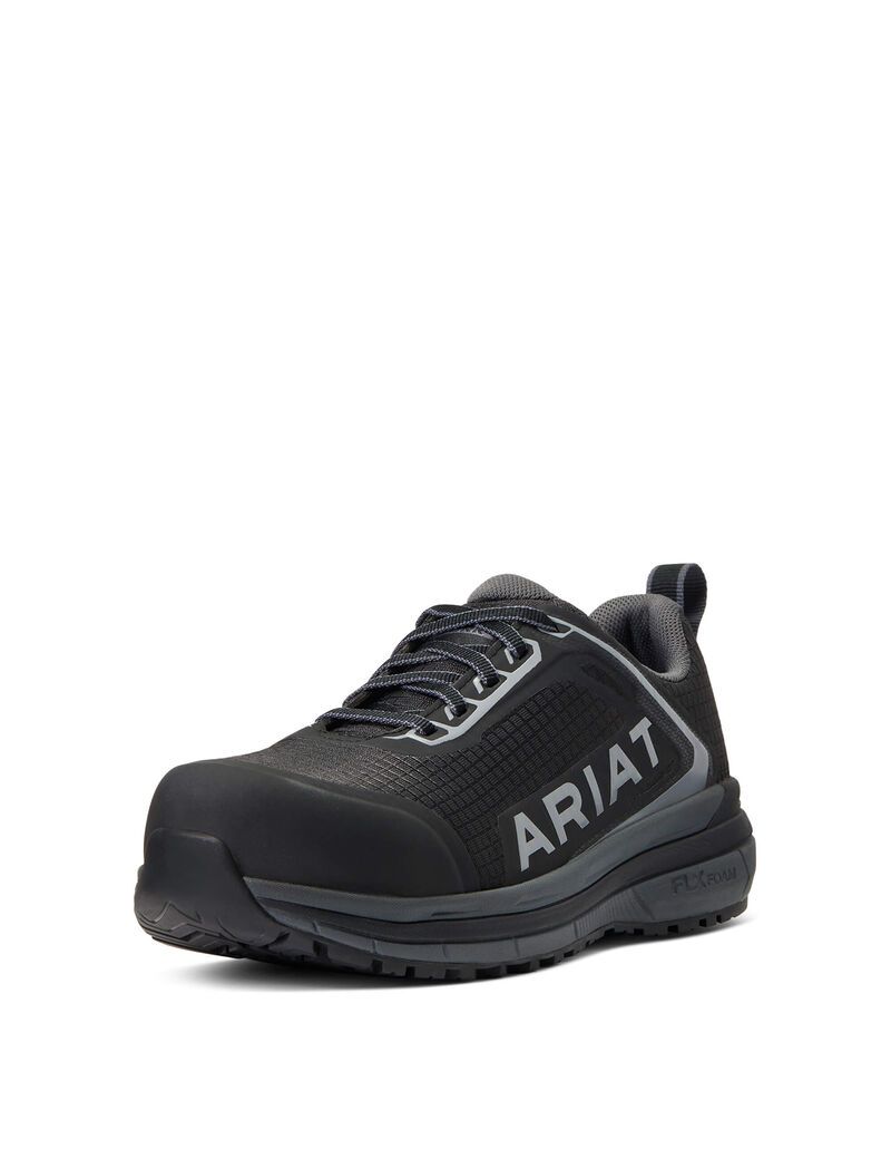 Bottes de Travail Ariat Outpace Composite Embout Sécurité Shoe Noir | KOZ-0750212