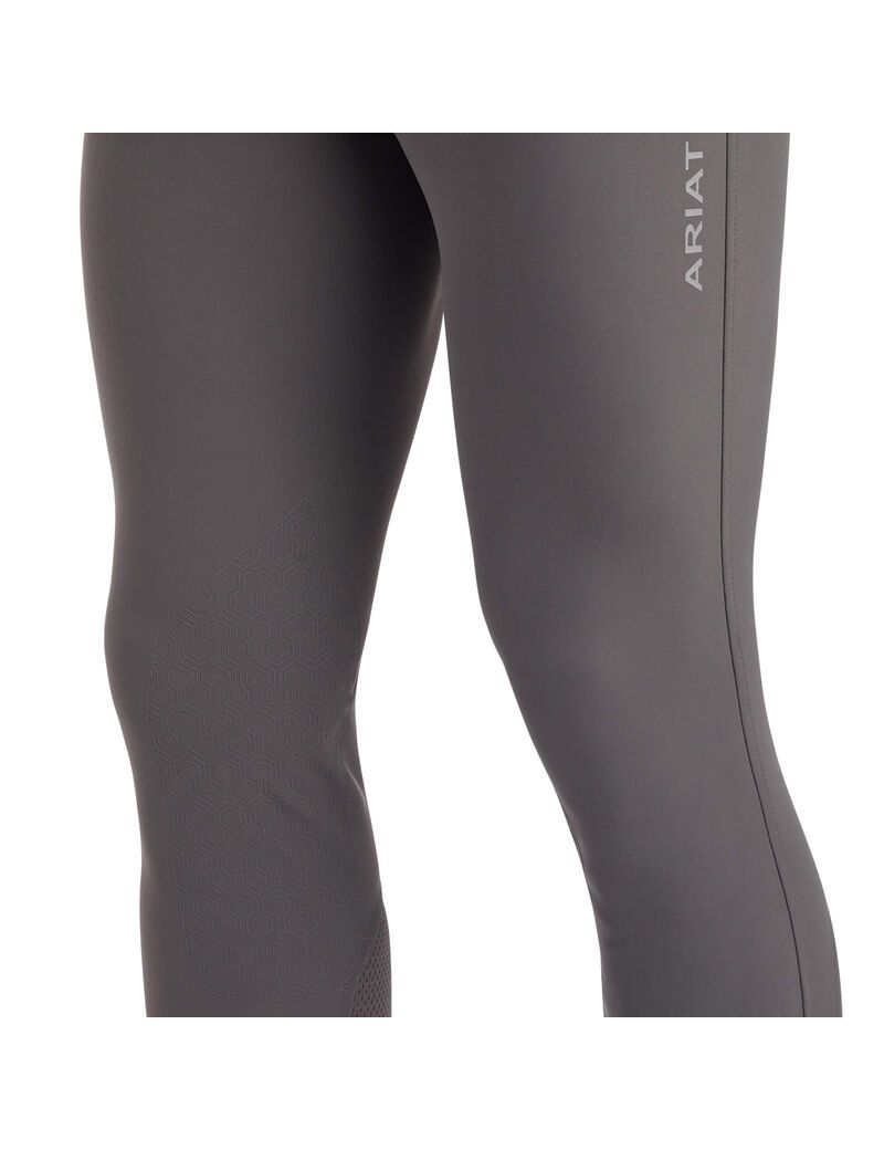 Pantalon Ariat Tri Factor Grip Knee Patch Breech Violette Grise | KPJ-5783166