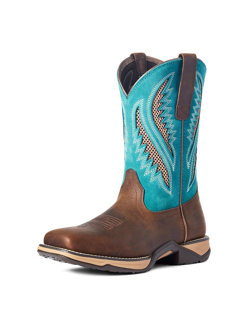 Bottes Western Ariat Anthem Venttek Chocolat | DYH-7618967