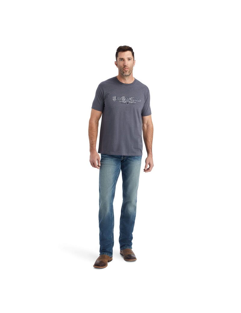 T Shirts Ariat Masthead Titane | PNS-4912401