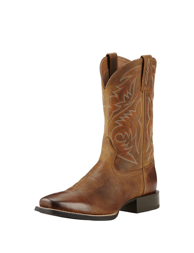 Bottes Western Ariat Sport Herdsman Marron | GNO-1210192