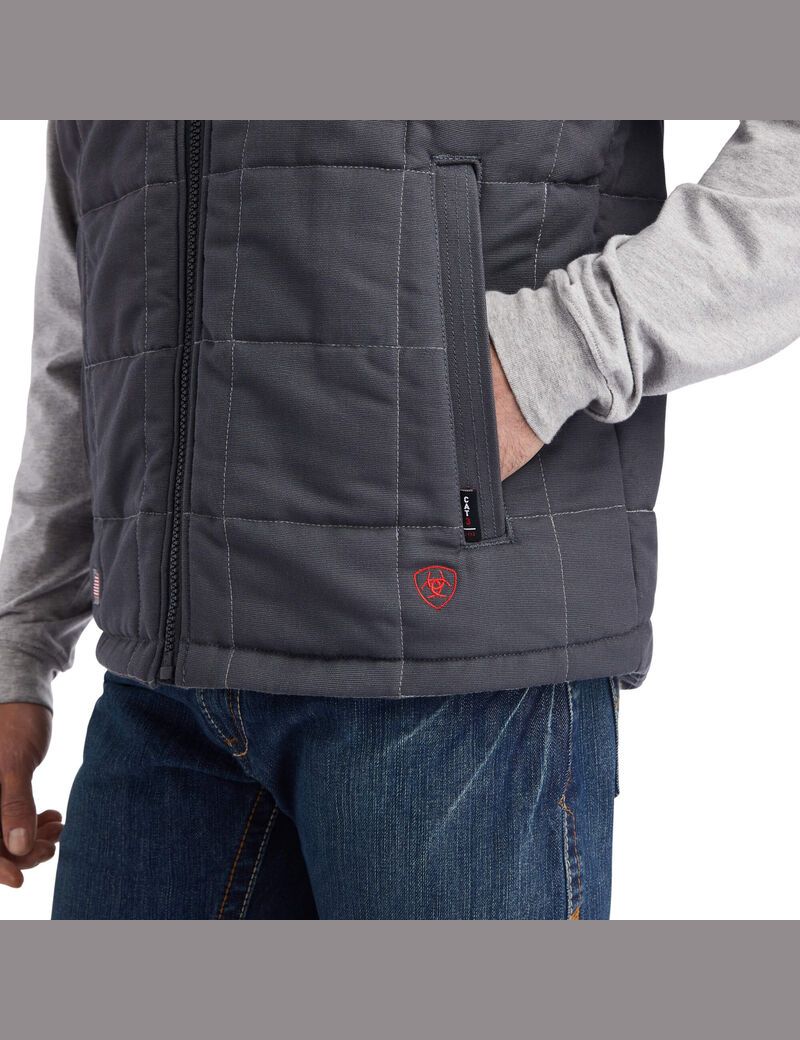 Gilet Ariat FR Crius Insulated Grise | NGK-2846387