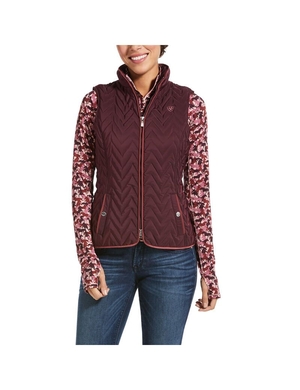 Gilet Ariat Ashley Insulated Bordeaux | SQG-3204226