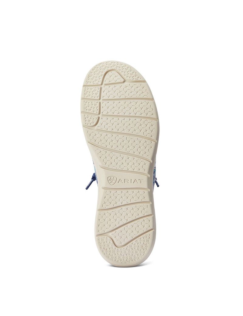 Baskets Ariat Hilo Stretch Dentelle Bleu | DJM-0834874