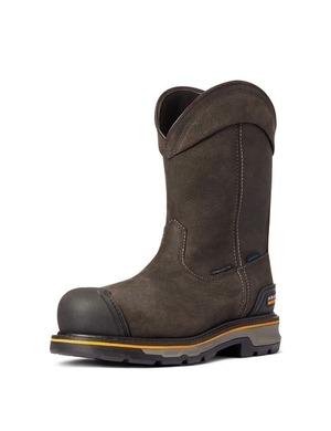 Bottes Imperméables Ariat Stump Jumper Pull-On Composite Embout Travail Cafe | WUE-2961303