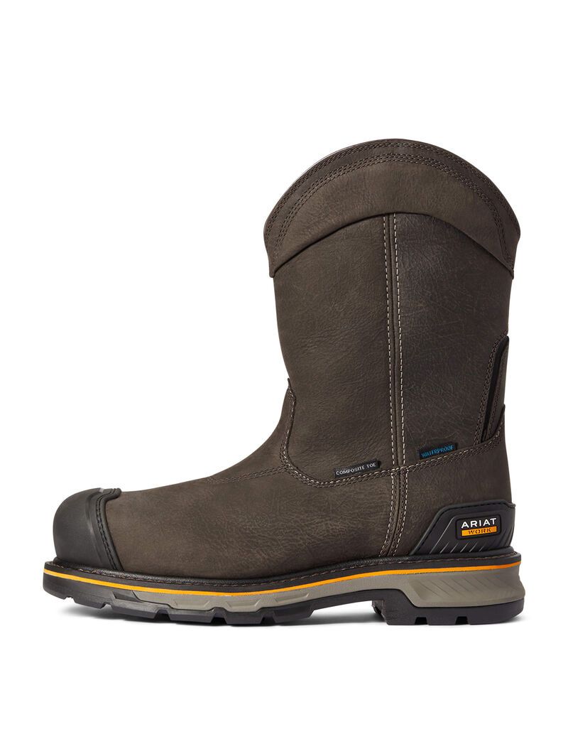 Bottes Imperméables Ariat Stump Jumper Pull-On Composite Embout Travail Cafe | WUE-2961303