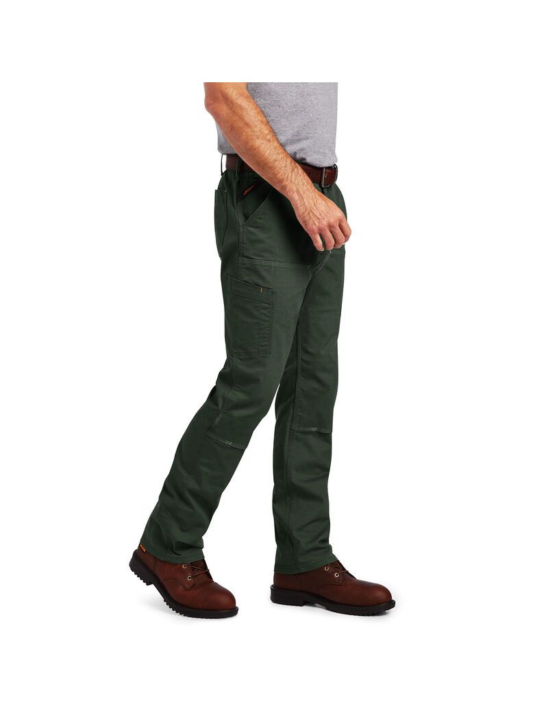 Pantalon Ariat Rebar M4 Low Rise DuraStretch Made Tough Double Front Stackable Droit Leg Multicolore | JMS-3744026