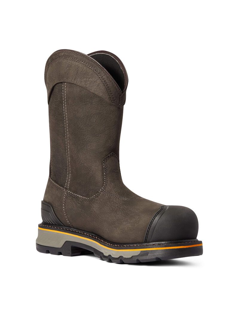 Bottes Imperméables Ariat Stump Jumper Pull-On Composite Embout Travail Cafe | WUE-2961303