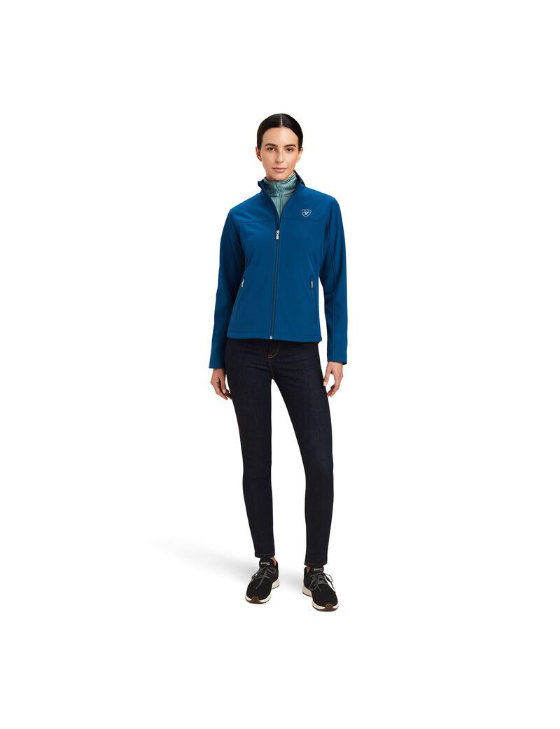 Vestes Ariat New Team Softshell Bleu | BBG-2616000