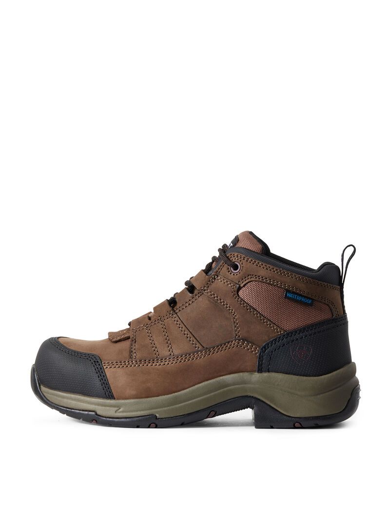 Bottes de Travail Ariat Telluride Imperméables Composite Embout Marron | PJK-0445185