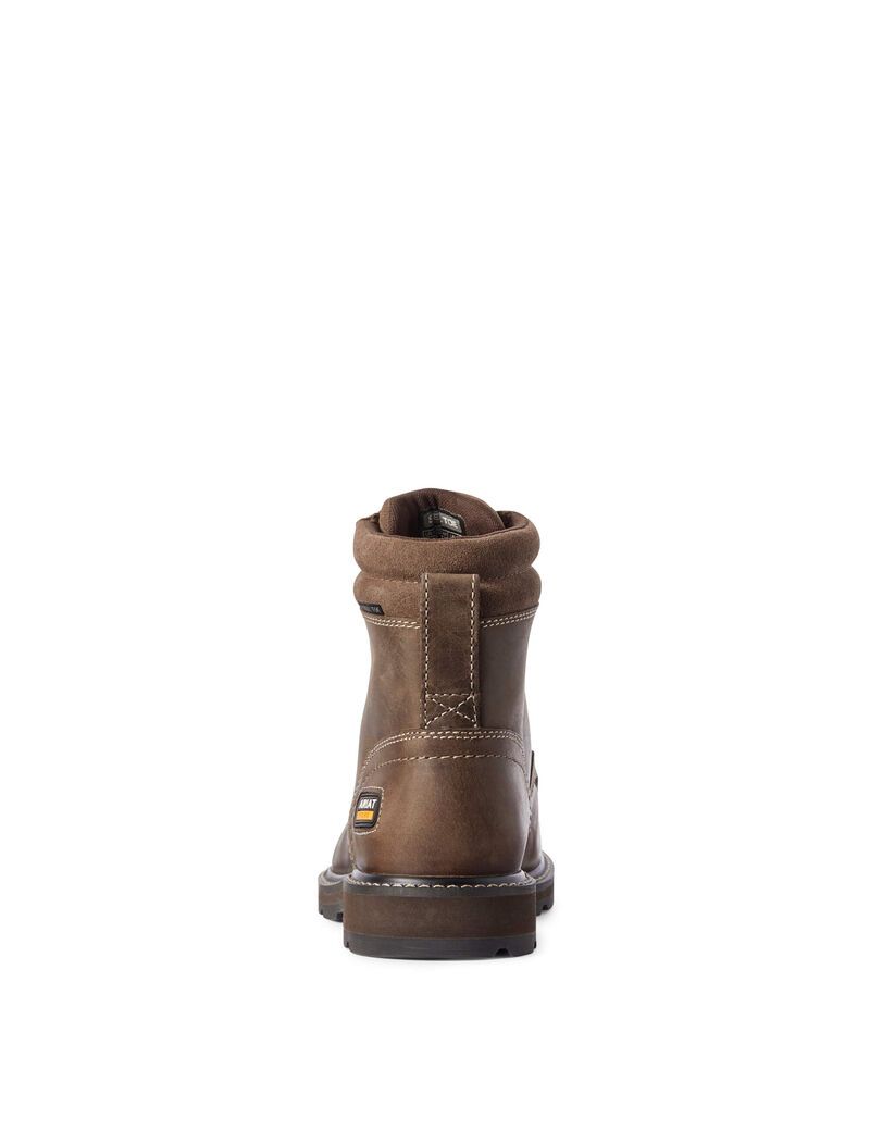 Bottes de Travail Ariat Groundbreaker 6' II Steel Embout Marron | AUU-8461768