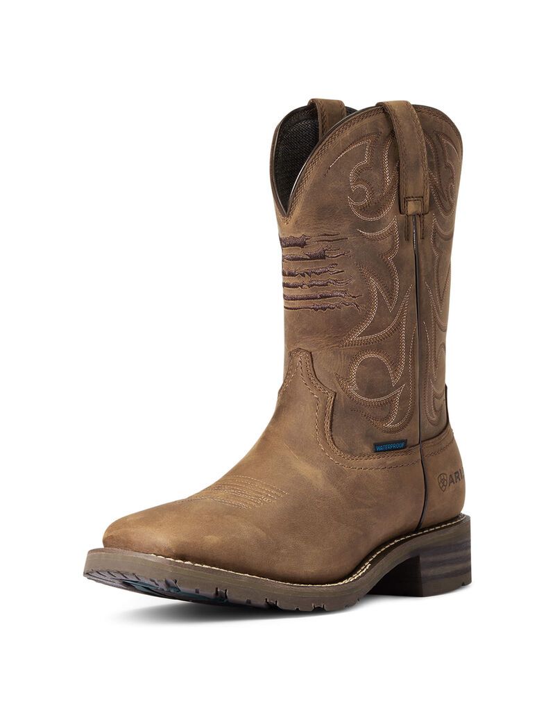 Bottes Imperméables Ariat Hybride Patriot Western Marron | PSW-7613943