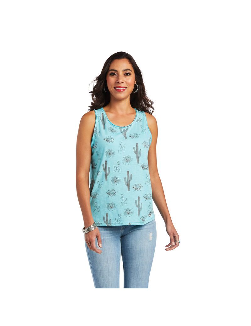 Hauts Ariat Cactus Desert Tank Multicolore | TDZ-6169305