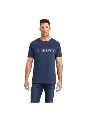 T Shirts Ariat Chimayo Graphique Bleu Marine | WSH-9027782