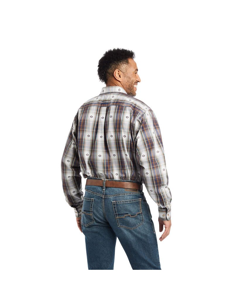 Chemises De Costume Ariat Pro Series Geoffrey Classiche Fit Bleu | BKS-2312848