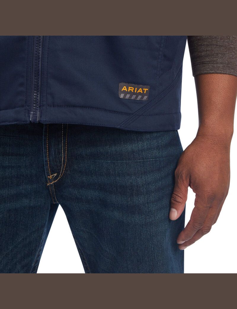 Gilet Ariat Rebar DuraCanvas Bleu Marine | HNZ-5222857