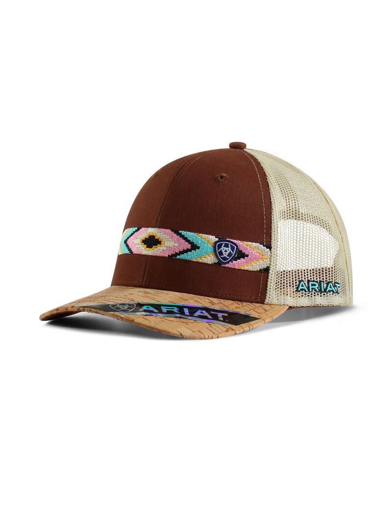 Casquettes Ariat Diamond Embroidery Marron | JCH-6992666