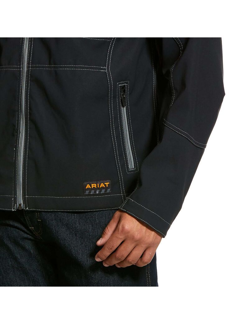 Vestes Ariat Rebar Stretch Tela Softshell Noir | GKV-2281973