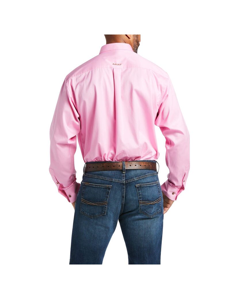 Chemises De Costume Ariat Solid Twill Rose | JII-0500463