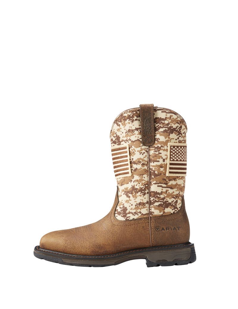 Bottes de Travail Ariat WorkHog Patriot Multicolore | DAE-3518740