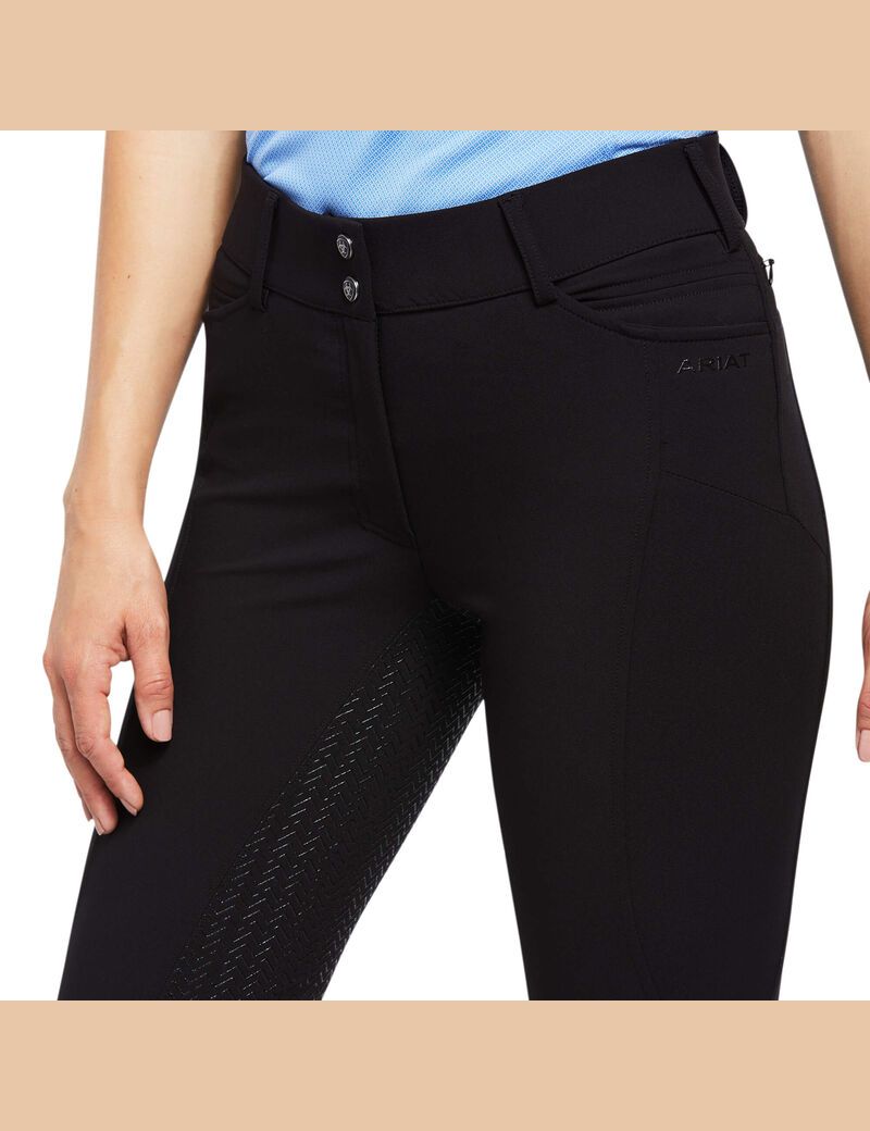 Pantalon Ariat Prelude Full Seat Breech Noir | LJV-8990451