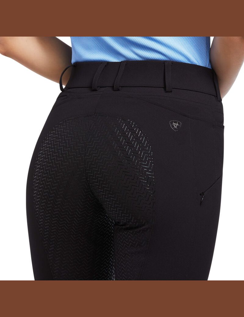 Pantalon Ariat Prelude Full Seat Breech Noir | LJV-8990451