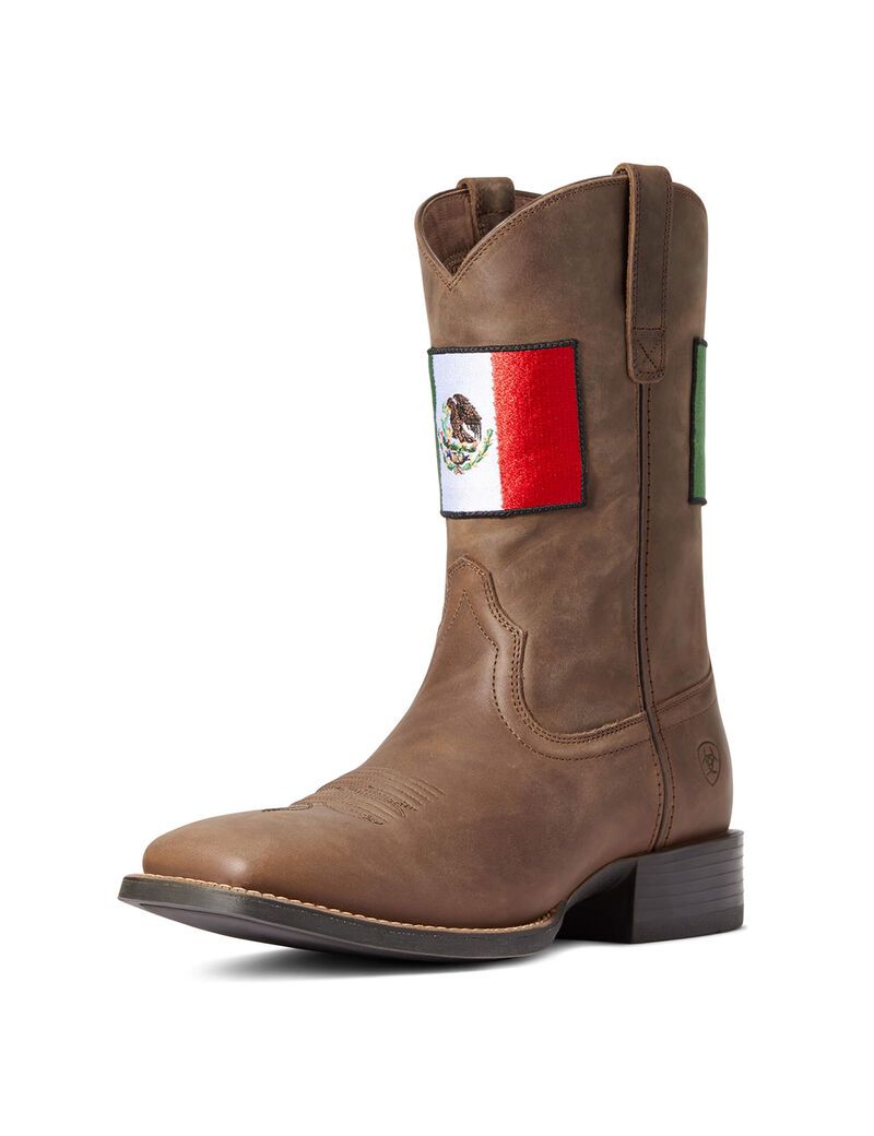 Bottes Western Ariat Sport Orgullo Mexicano Ii Marron | NRK-2337113