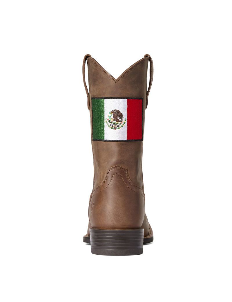 Bottes Western Ariat Sport Orgullo Mexicano Ii Marron | NRK-2337113