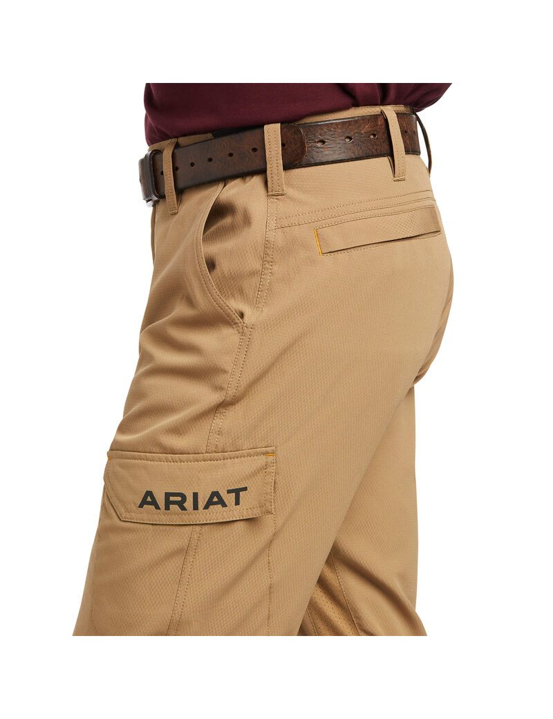 Pantalon Ariat Rebar M5 Droit Travail Flow Ultralight Droit Leg Kaki | EXK-6151306