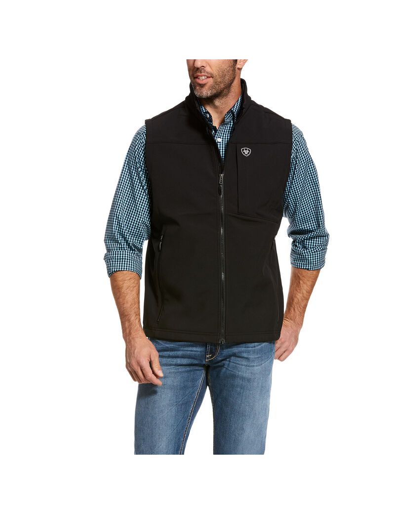 Gilet Ariat Logo 2.0 Softshell Noir | UGO-9703136