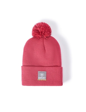 Chapeaux Ariat Rebar Pom Beanie Multicolore | QKH-7699328