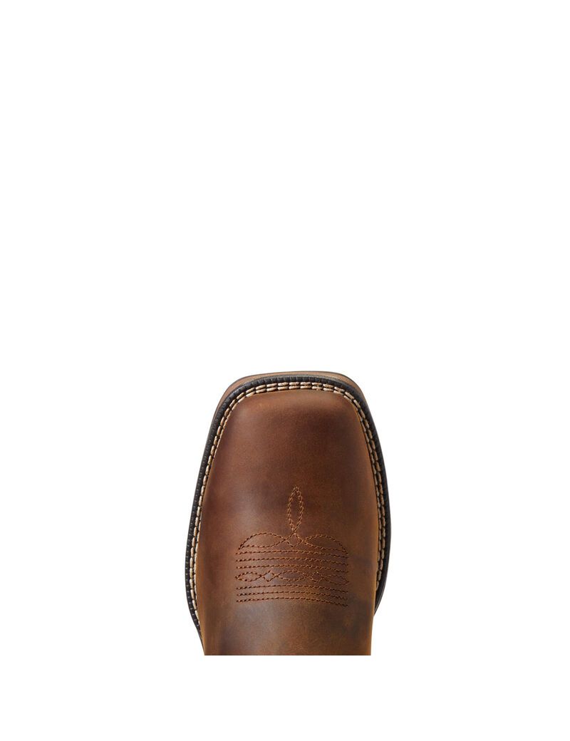 Bottes Western Ariat Anthem Patriot Imperméables Marron | FTT-7529230