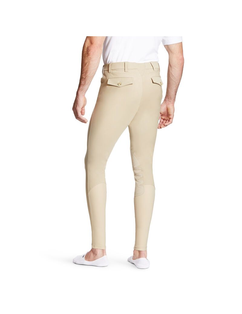 Pantalon Ariat Heritage Knee Patch Breech Marron | VLO-2120617