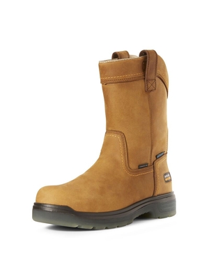 Bottes de Travail Ariat Turbo Pull-On Imperméables Carbon Embout Multicolore | OWF-9831466