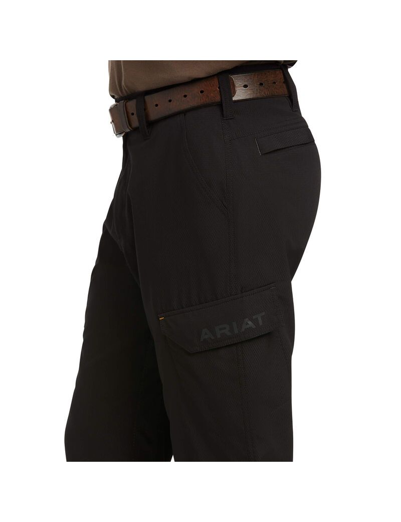 Pantalon Ariat Rebar M5 Droit Travail Flow Ultralight Droit Leg Noir | MFD-5946587